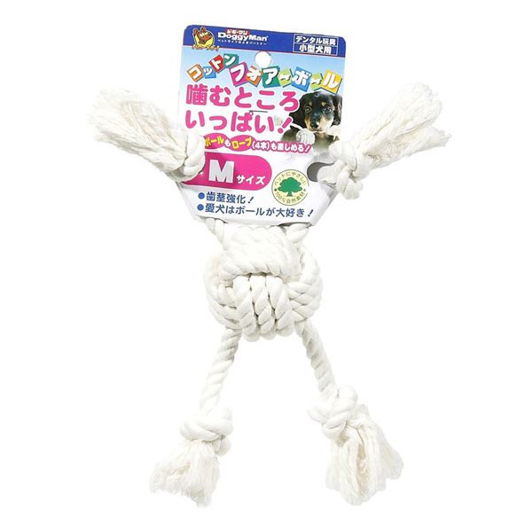 直送・代引不可 （まとめ）ドギーマンコットンフォアーボール M【×12セット】 別商品の同時注文不可