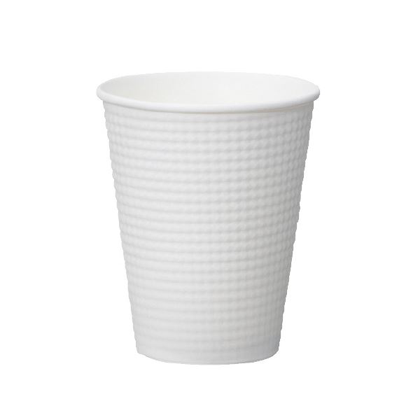 直送・代引不可 (まとめ）サンナップ エンボスカップホワイト 340mL 25個入【×10セット】 別商品の同時注文不可