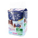 ご注文の前にご確認ください。この商品は※金額にかかわらず送料無料。※代金引換での注文不可。※別商品と同時注文不可。※日時指定、運送会社の指定不可。※お客様都合でのキャンセル不可。■サイズ・色違い・関連商品■3S 18枚■LL 10枚■SS 18枚[当ページ]■S 18枚■M 16枚■L 12枚■商品内容【ご注意事項】・この商品は下記内容×8セットでお届けします。・高齢・病気などによるおもらしに、生理時に、治療時や術後のケアに、外出時に、しつけなどに。 ・デニム素材をイメージした、洋服のようなデザインが魅力です。大きめのフリルで後ろ姿もキュート。. ・4つのモレ防止構造：前後ガード(お腹・背中へのつたいモレを防ぐ)。シッポ穴360°吸水帯(穴のスキマからのモレを防ぐ)。左右立体ギャザー(横モレを防ぐ)。ダブルウエストテープ(ズレないようしっかり固定。つけ直しがしやすい。) ・吸水量の目安は、オシッコ2〜3回分です。(オシッコ量には、個体差があります。) ・対象：犬・猫用(体重1.5〜5kg、胴回り23〜41cm)。対象犬・猫種/パピヨン、ポメラニアン、猫(中)など。■商品スペック【材質/素材】表面材：ポリプロピレン 吸水材：綿状パルプ 高分子吸水材・防水材：ポリプロピレン 止着材：面状テープ(ポリプロピレン) 伸縮材：ポリプロピレン・エラストマー 結合材：粘着剤【原産国または製造地】中華人民共和国【一般分類】3：用品【使用方法】・使用前に取扱説明書を必ずお読みください。お読みになったあとは大切に保管してください。＜保管・お手入れ方法＞・開封後はホコリや虫が入り込まないよう封をしっかり閉じ、衛生的に保管してください。・火気の近く・直射日光が当たる所・高温多湿な所を避けて保管してください。・本品は食べられません。幼児やペットが触れない所に保管してください。【諸注意】ペットの体調や尿量、使用環境などによっては、機能が十分に発揮できない場合があります。【適応サイズ(胴囲)】23〜41cm【適応体重】1.5〜5kg【適応種】パピヨン、ポメラニアン、猫(中)など【キャンセル・返品について】・商品注文後のキャンセル、返品はお断りさせて頂いております。予めご了承下さい。【特記事項】・商品パッケージは予告なく変更される場合があり、登録画像と異なることがございます。■送料・配送についての注意事項●本商品の出荷目安は【1 - 5営業日　※土日・祝除く】となります。●お取り寄せ商品のため、稀にご注文入れ違い等により欠品・遅延となる場合がございます。●本商品は仕入元より配送となるため、沖縄・離島への配送はできません。類似商品はこちら直送・代引不可ジーンズ風パンツ S 18枚 別8,646円直送・代引不可ジーンズ風パンツ L 12枚 別8,646円直送・代引不可ジーンズ風パンツ M 16枚 別8,646円直送・代引不可レインパーカー SS ヴィンテー5,093円直送・代引不可レインパーカーSS ヴィンテージ5,093円直送・代引不可レインパーカー L ヴィンテージ6,028円直送・代引不可レインパーカー L ヴィンテージ6,028円直送・代引不可レインパーカー LL ヴィンテー6,028円直送・代引不可レインパーカー LL ヴィンテー6,028円直送・代引不可レインパーカーM ヴィンテージオ5,819円直送・代引不可レインパーカー M ヴィンテージ5,819円直送・代引不可レインパーカー MD ヴィンテー5,093円