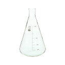 直送・代引不可 三角フラスコ 目安目盛付 5L 【010530-5000】 別商品の同時注文不可