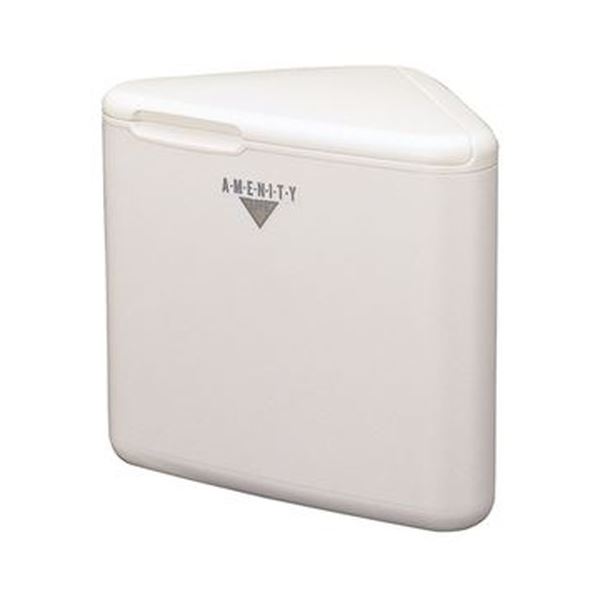 直送・代引不可 （まとめ）山崎産業 L・トイレコーナー AL三角型ホワイト TE-12Z-PC 1個【×10セット】 ..