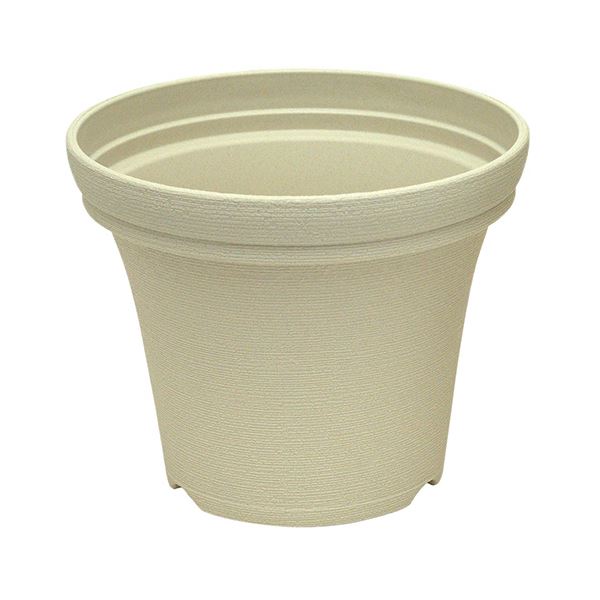 直送・代引不可 （まとめ）リッチェル ノヴェル ポット 25型N アイボリー 1個 【×5セット】 別商品の同時注文不可