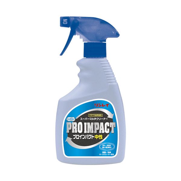 直送・代引不可 （まとめ）リンレイ NEW プロインパクト中性スプレー 本体 400ml 1本【×10セット】 別商品の同時注文不可