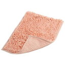 直送・代引不可 【30個セット】 吸水速乾 バスマット/お風呂マット 【36×50cm ピンク】 長方形 マイクロファイバー 『ソフワ』 〔脱衣所〕 別商品の同...