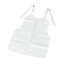 直送・代引不可 (まとめ)TANOSEE 紙エプロン Sサイズホワイト 1パック(100枚)【×10セット】 別商品の同時注文不可