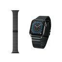 直送・代引不可 エレコム アップルウォッチ Apple Watch バンド SE 6 5 4 (44mm) SE 3 2 1 (42mm) ステンレス ブラック AW-44BDSS1BK 別商品の同時注文不可
