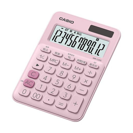 直送・代引不可 (まとめ) カシオ カラフル電卓 ミニジャストタイプ12桁 ペールピンク MW-C20C-PK-N 1台 【×10セット】 別商品の同時注文不可 直送・代引不可 (まとめ) カシオ カラフル電卓 ミニジャストタイプ12桁 ペールピンク MW-C20C-PK-N 1台 【×10セット】 別商品の同時注文不可