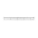 直送・代引不可 (まとめ) ライオン事務器 アクリル直線定規 45cm A-15 1本 【×30セット】 別商品の同時注文不可