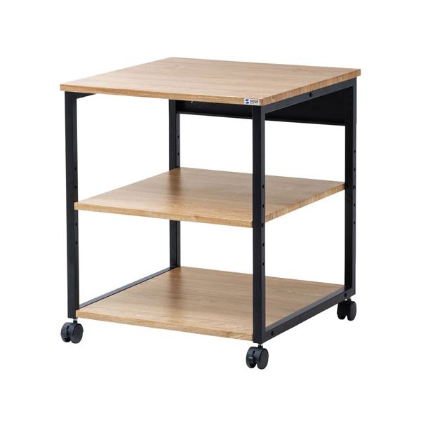 直送・代引不可 サンワサプライ 木目調プリンタスタンド（W600mm） LPS-117LM 組立品 別商品の同時注文不可