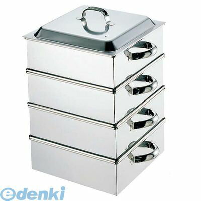 465400 EBM 18−8 業務用角蒸器 28cm 3段 4548170005358