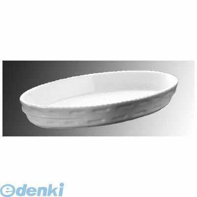 2117700 ロイヤル スタッキング小判 グラタン皿 No．240 38cm ホワイト 8021124008507