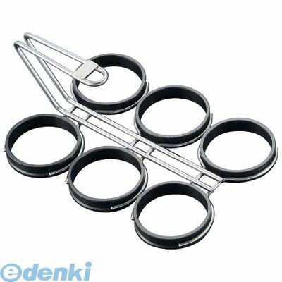 3556700 まんまる目玉焼リング 6個焼用（テフロン加工）小 4548170077270
