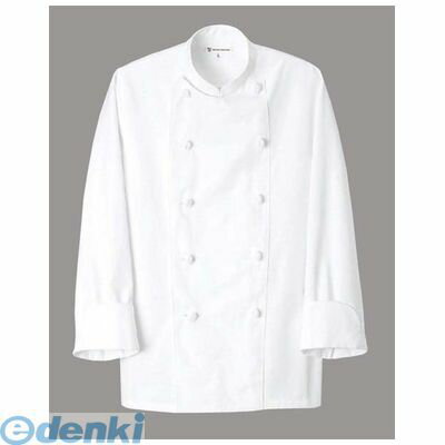 4673200 コックコート（男女兼用）AA490−0 ホワイト S 4582318910562