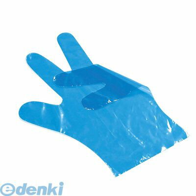 (LINEクーポン有)5208740 サクラメン スタンダード手袋 ポリ青（100枚入）M 30μ 4982360302054