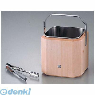 5227800 白木 アイスペール（トング付）W−706 大 4548170116078