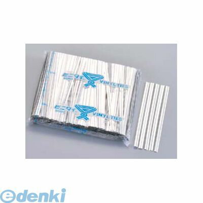 5534510 ビニタイPET カット品（1000本入）銀 4mm×8cm 4971620813621