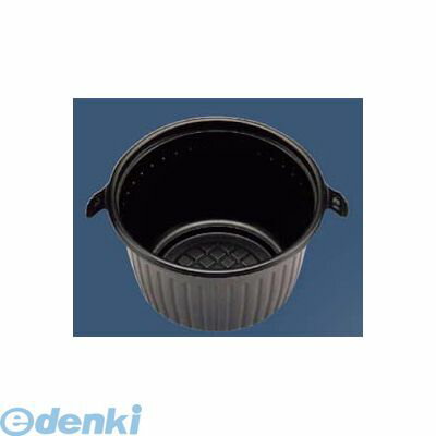 (LINEクーポン有)5536140 弁当容器 RK-140φ（50枚入）本体 黒 4932220786838