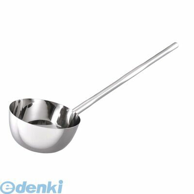 6029480 18-8 長柄付ひしゃく楕円グリップ 21cm（2.82L）柄長25cm 4548170142053