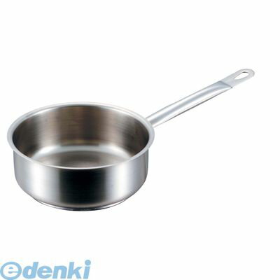 6264800 パデルノ 浅型片手鍋（蓋無）1008−20cm 電磁 8014808000386