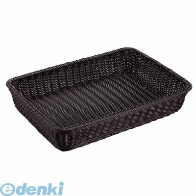 Plastic - 7703590 抗菌樹脂 角型バスケット DS101 49型 ブラック 4530770600644