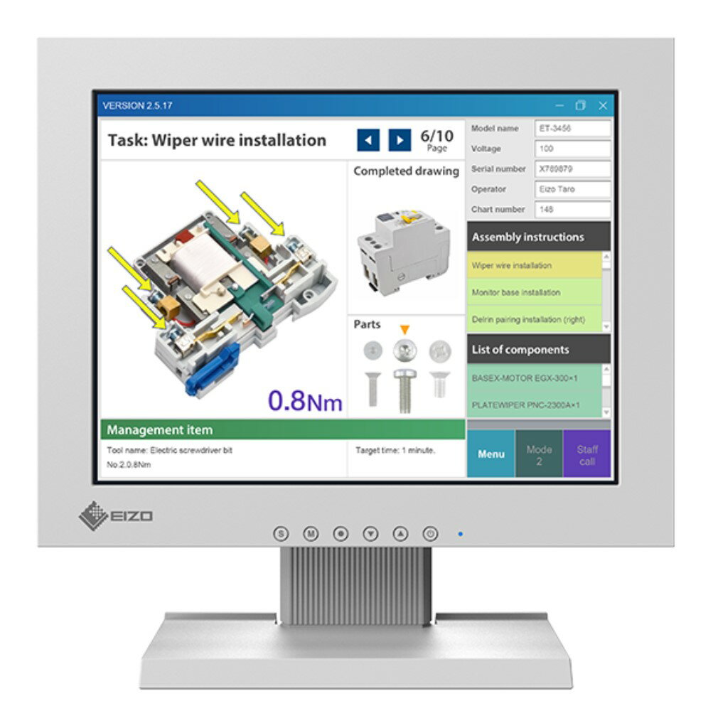 FDX1204T-TGY ľסԲġ¾᡼ƱԲġ EIZO DuraVision12.1顼վ˥(1024x768/DisplayPort(HDCP 1.3)HDMI(HDCP 1.4)D-Sub 15ԥ(ߥ