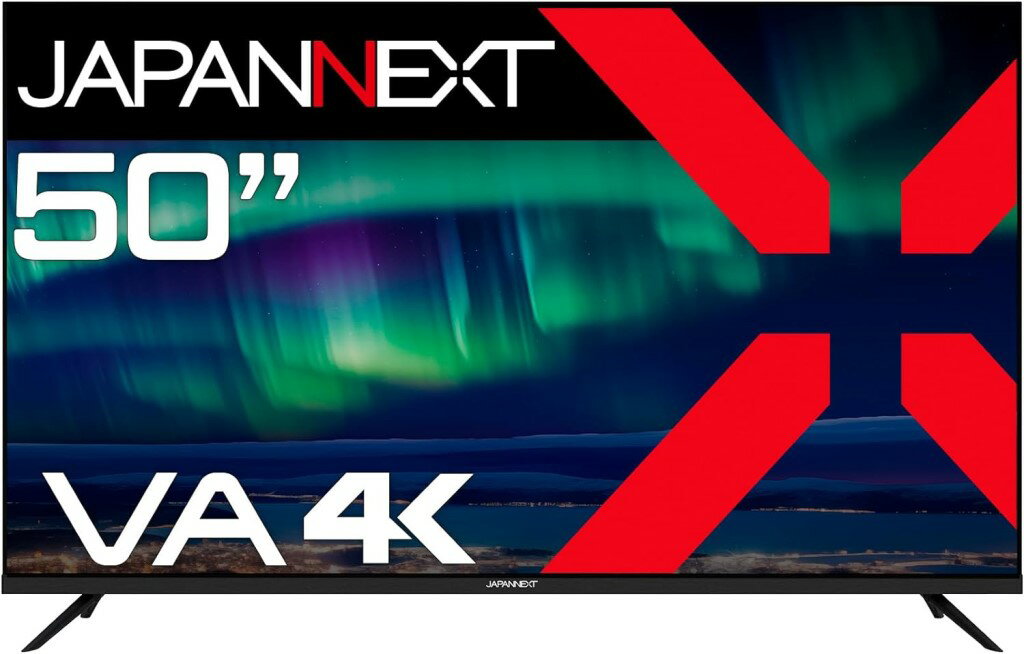 JN-V500UHDR-U 「直送」【代引不可・他メーカー同梱不可】 ジャパンネクスト 50インチ ワイド 4K液晶ディスプレイ(3840x2160/VA/HDMIx3/USB/HDR10/スピーカー/半光沢/1年保証) 【1入】