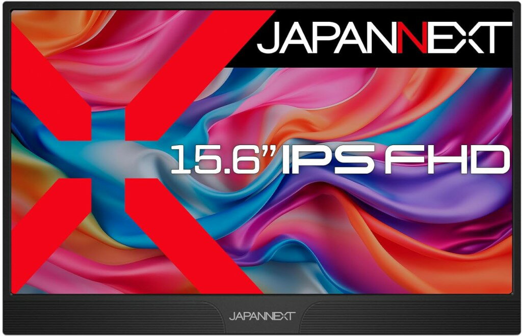 JN-MD-IPS1565FHDR 「直送」【代引不可・他メーカー同梱不可】 ジャパンネクスト 15.6インチ ワイド モバイルディスプレイ(1920x1080/IPS/miniHDMI/Type-C/スピーカー/非光沢/1年保証) 【1入】