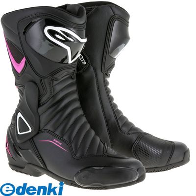 アルパインスターズ alpinestars 8021506618423 STELLA SMX6 BOOT カラー：BLACK FUCHSIA WHITE サイズ：39 25．0
