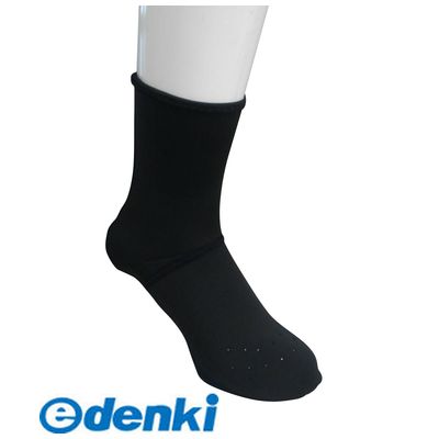 喜多 KITA 4931530698602 No9860 ブラック M 防寒 ミドル インナーソックス 滑り止め付