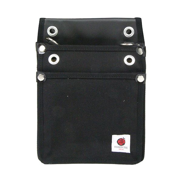 【11/25限定！抽選で最大100％ポイントバック】4977292147835 SK11 帆布鳶用腰袋2段 黒 TSH−2D−BK TOBI..