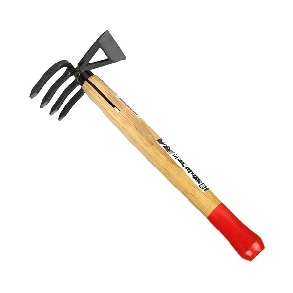 4977292619080 千吉 ミニ片手鍬 4本レーキ型 ヨンホンレーキ 藤原産業 園芸用品 くわ SENKICHI 土農工..