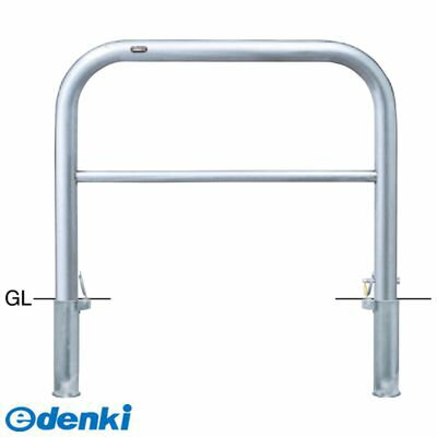 (LINEクーポン有)サンポール AH-7SK10-800交換用本体のみ 直送 代引不可・他メーカー同梱不可 アーチ 車止め 交換用本体AH7SK10800交換用本体のみ