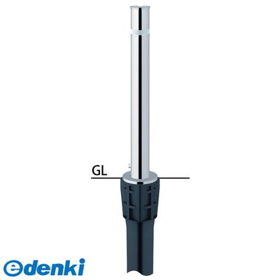 (LINEクーポン有)サンポール LA-8L リフター 上下式車止めLA8L