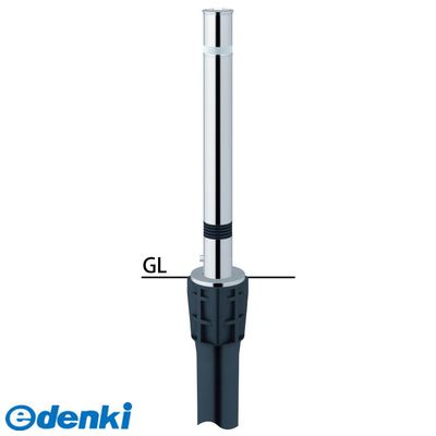 (LINEクーポン有)サンポール LA-8LS 直送 代引不可・他メーカー同梱不可 リフター 上下式車止めLA8LS
