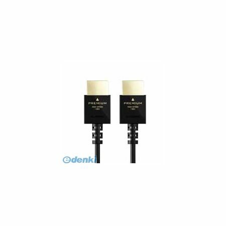 Hdmi Cable - ELECOM エレコム DH-HDP14ES10BK HDMIケーブル／Premium／スリム／1．0m／ブラックDHHDP14ES10BK スリムタイプ イーサネット対応