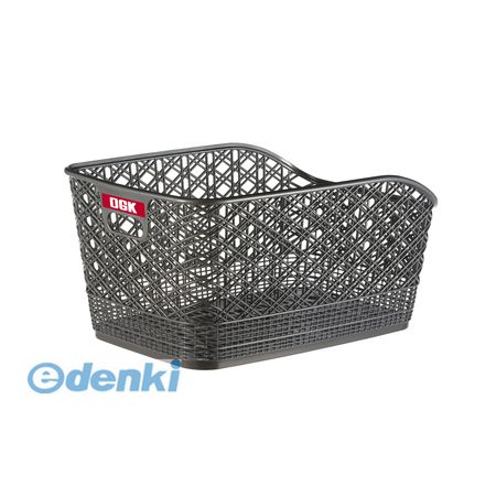 (LINEクーポン有)OGK技研 4511890205964 RB-012 固定式 大型リア用バスケット ガンメタ 大型後ろ用バスケット オージーケー 固定式ファッション大型後ろバスケット