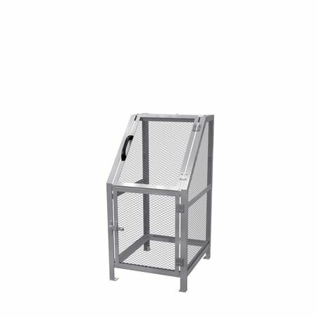 (LINEクーポン有)【個人宅配送不可】ミヅシマ工業 2030181 直送 代引不可・他メーカー同梱不可 ジャンボメッシュ ST400 400リットル 大型ごみステーション カイスイマレン