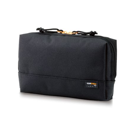 ELECOM エレコム BMA-CDGP01BK CORDURA【R】ガジェットポーチ BMACDGP01BK ブラック CORDURAガジェットポーチ edenki-18308520 測定器・工具のイーデンキ パッケージ画像
