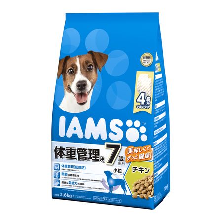 マースジャパンリミテッド 4902397846307 アイムス 7歳以上用 体重管理用 チキン 小粒 2．6kg ID234 IAMS ドックフード マースジャパンアイムス ドライフード
ITEMPRICE