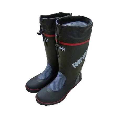 (LINEクーポン有)4571191194374 【12個入】 シンセイ 紳士カバー付長靴 黒