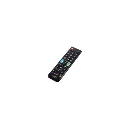 (LINEクーポン有)エレコム ELECOM ERC-TV01MBK-MU かんたんTVリモコン／12メーカー対応／Mサイズ／ブラック ERCTV01MBKMU(2.0)