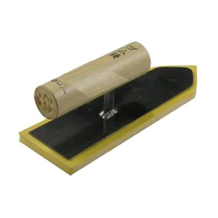 【11/25限定！抽選で最大100％ポイントバック】東京西勘 4573305914212 ゴム鏝 黄 180mm