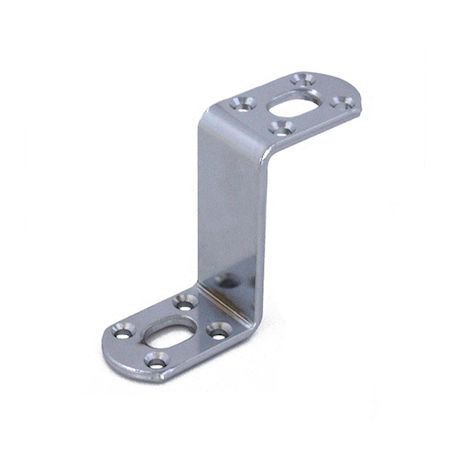 (LINEクーポン有)和気産業 4903757116146 BS−614 補助金具ステイ クローム 厚み3mmX幅25mmX長さ40x57x40mm WAKI 補強金物 取付用