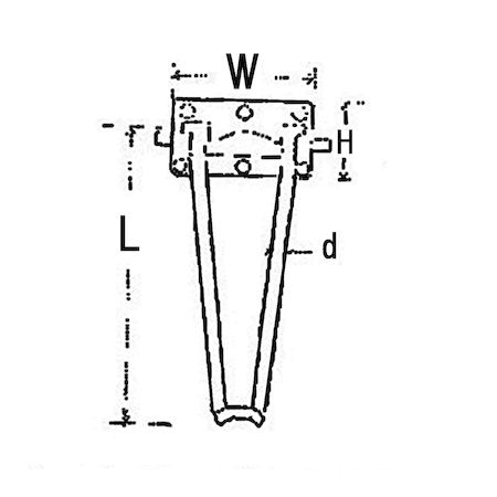 (LINEクーポン有)和気産業 4903757303065 AK−026 折畳脚 6X270mm 2入
