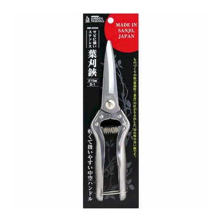 よく一緒に購入されている商品高儀 TAKAGI 2068747 TAKAG803円【商品説明】●ものづくりの街「新潟県三条市」の匠が生み出した、切れ味の良い鋏です。●サビに強いステンレス製で、お手入れが簡単!!●軽くて扱いやすい中空ハンドル!!連続作業でも楽にお使い頂けます。●ガーデニングや園芸、フラワーアレンジメント等多用途で使用できます。●葉刈タイプの園芸鋏!!●材質；刃部・ハンドル・バネ/ステンレス鋼　カシメ・ストッパー/スチール●日本製●園芸 ガーデニング 葉刈類似商品はこちらGARDEN FRIENDS 496996832,293円GARDEN FRIENDS 458011881,679円GARDEN FRIENDS 496996831,691円GARDEN FRIENDS GFN-K03 901円4969968319851 GARDEN FR2,194円4969968311466 GARDEN FR1,607円GARDEN FRIENDS 496996831,442円GARDEN FRIENDS 496996831,295円4969968319721 GARDEN FR1,935円SFM-200S GARDEN FRIENDS2,341円4977292634137 片手刈込鋏 葉刈鋏3,388円GARDEN FRIENDS GMS-200 984円