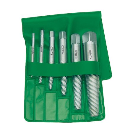 クッコ KUKKO 49-0-S スクリューエキストラクターセット6本組 490S ハンドツール