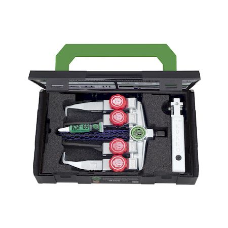 Tool Kits - (LINEクーポン有)クッコ KUKKO K-20-1+S-T 2本アームクイック幅狭超薄爪プーラーセット K201+ST