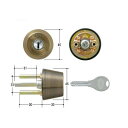 GOAL ゴール V-AD 5 (51) 扉厚30-43MM 取替用シリンダー VAD5(51)扉厚3043MM