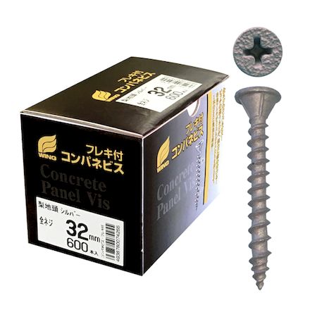 ウイング 4938780074262 7426 コンパネビス・フレキ付 箱入 3.8×38mm 490入