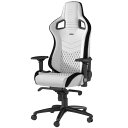 アーキサイト NBL-PU-WHT-002 直送 代引不可・他メーカー同梱不可 noblechairs EPIC ゲーミングチェア PU プレミアムホワイト NBLPUWHT002